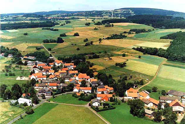 Luftaufnahme von Vlzberg